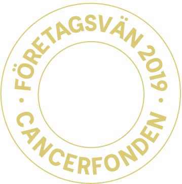 Vi stödjer Cancerfonden